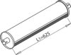 DINEX 50305 Middle-/End Silencer